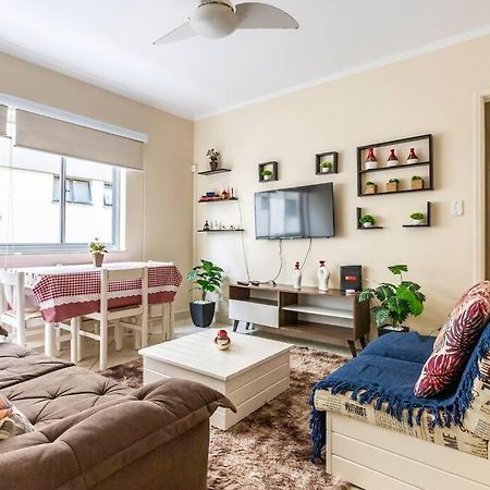 Apartamento Encantador No Guaruja, Praia Da Enseada - Apenas 600M Da Praia ! Zewnętrze zdjęcie